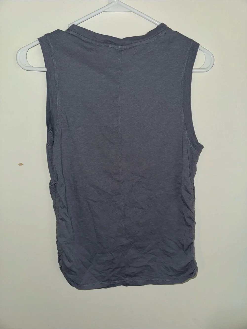 Sleeveless Ruched Side Tank Top
